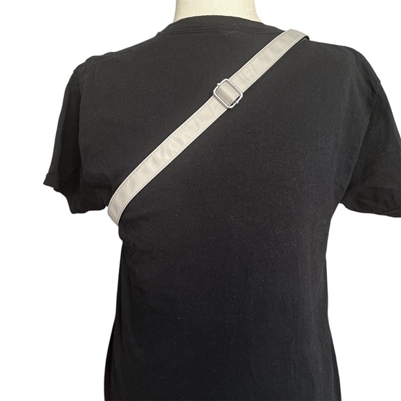 NWOT Inicat Crossbody Sling Bag Gray Casual Travel Adjustable Nylon Utility - Picture 3 of 7